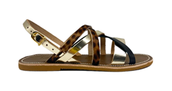 SANDALO Desirée FONDO MICRONITE ORO NERO LEO